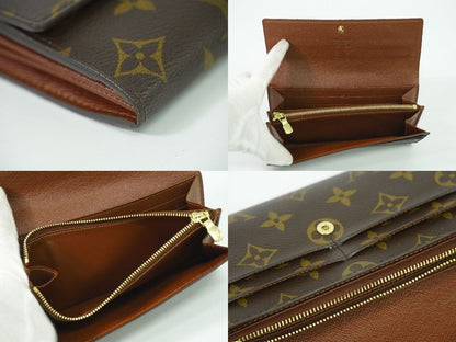 Authentic Louis Vuitton LV Old Shape Portefeuille Sarah Monogram Long Wallet