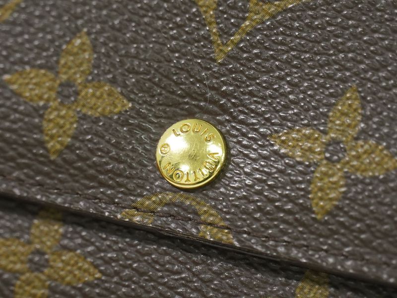 Authentic Louis Vuitton LV Old Shape Portefeuille Sarah Monogram Long Wallet