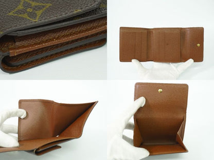 Authentic Louis Vuitton LV Porte Monebier Carte Cles Di Monogram Fold Wallet