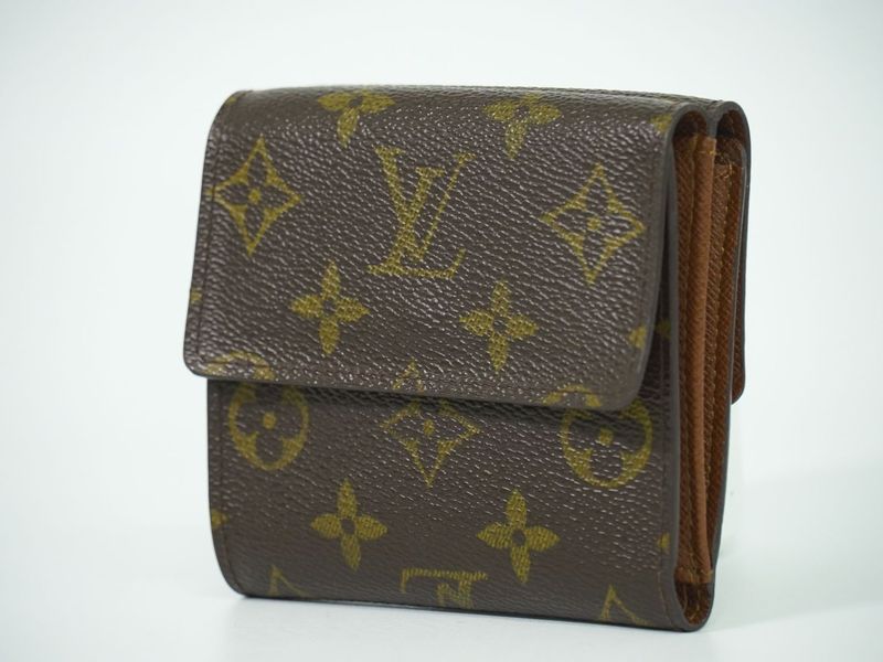 Authentic Louis Vuitton LV Porte Monebier Carte Cles Di Monogram Fold Wallet
