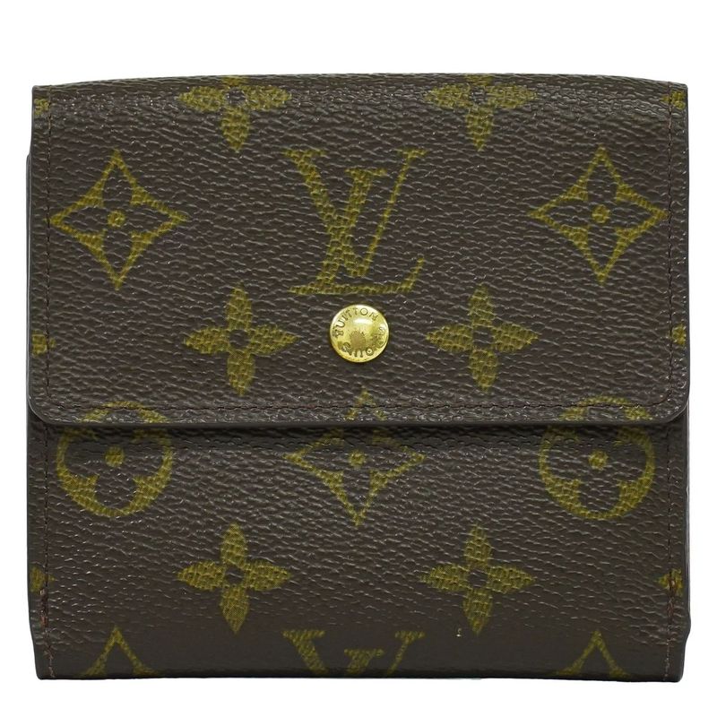 Authentic Louis Vuitton LV Porte Monebier Carte Cles Di Monogram Fold Wallet
