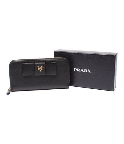 Prada Round Zipper Long Wallet Women's Prada