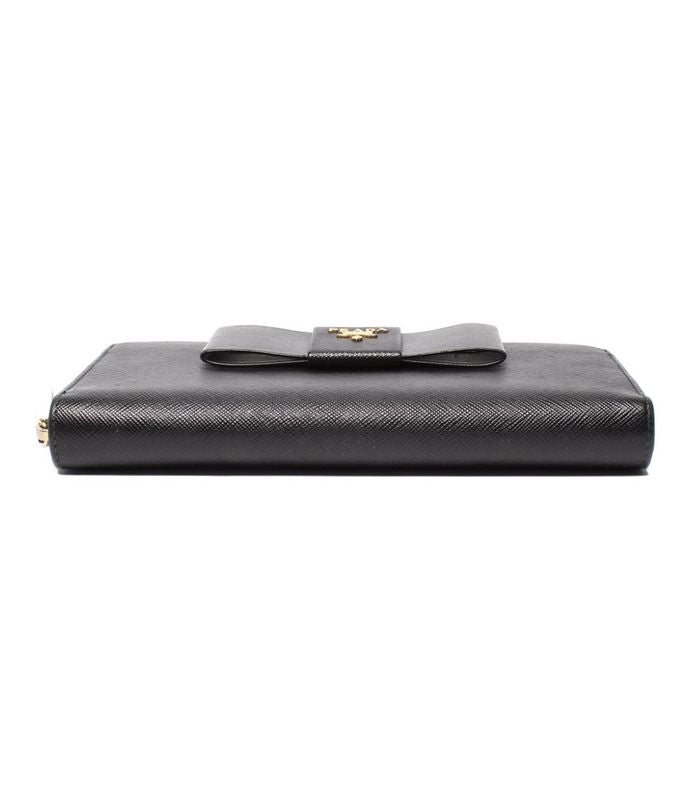 Prada Round Zipper Long Wallet Women's Prada