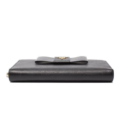 Prada Round Zipper Long Wallet Women's Prada