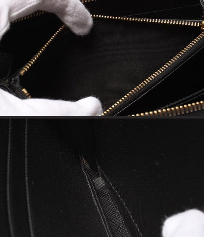 Prada Round Zipper Long Wallet Women's Prada