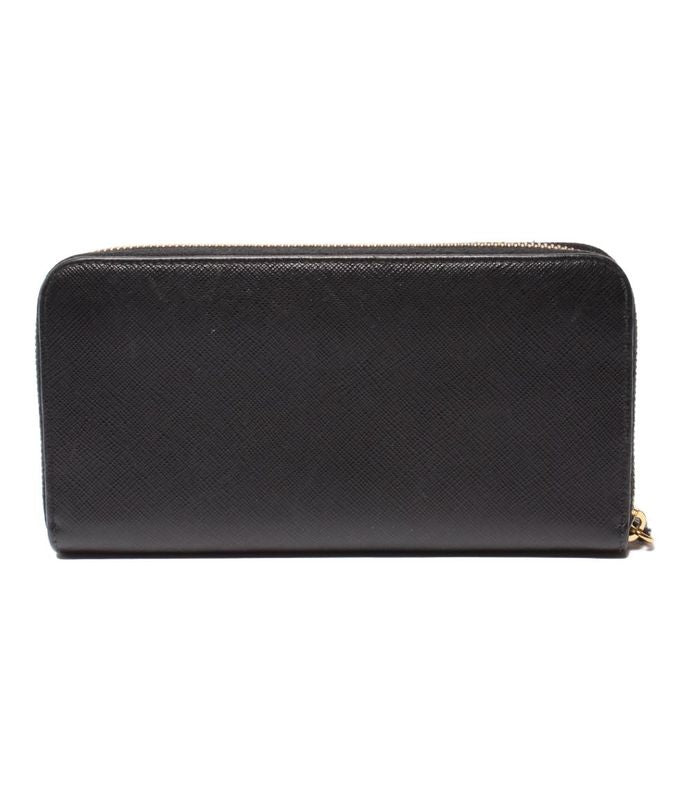 Prada Round Zipper Long Wallet Women's Prada