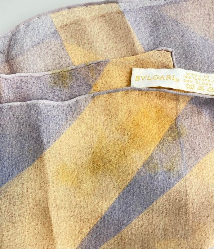 Bvlgari Scarf 100% Silk Women's Bvlgari