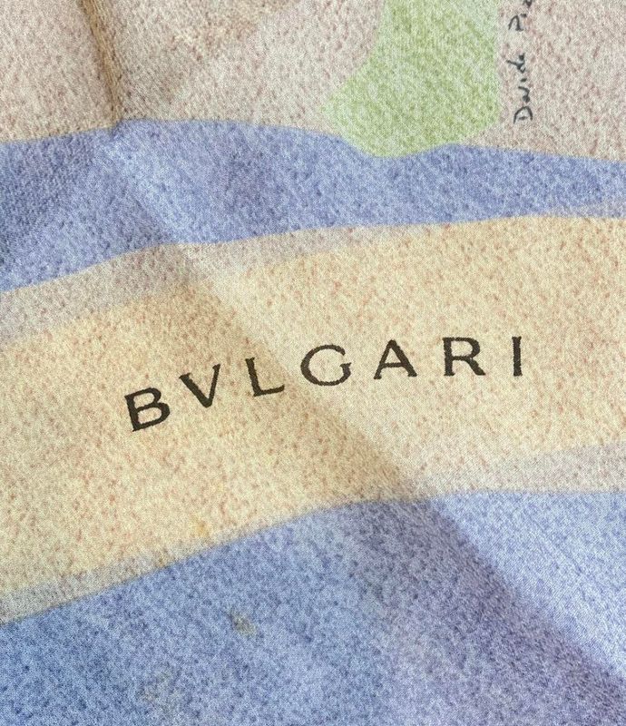 Bvlgari Scarf 100% Silk Women's Bvlgari