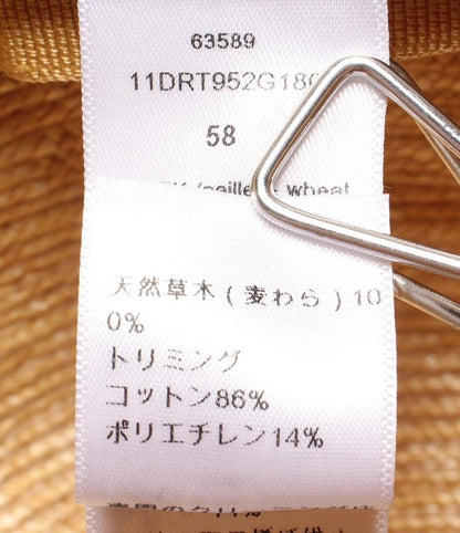 Christian Dior Straw Hat Straw Hat Women Size 58 Christian Dior