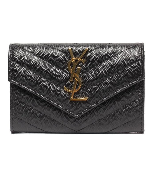 Saint Laurent Paris Monogram Small Envelope Wallet Mini Wallet Women's Saint