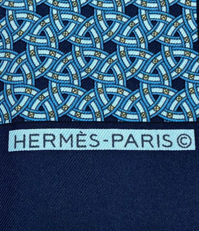 Hermes Scarf 100% Silk Petit Carré Men's Hermes