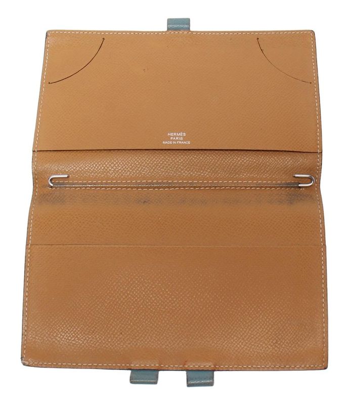 Hermes Notebook Cabas L Engraved Silver Hardware Agenda GM Ladies Hermes