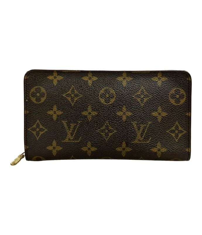 Louis Vuitton Round Zipper Long Wallet Monogram Porte M61727 Ladies Louis
