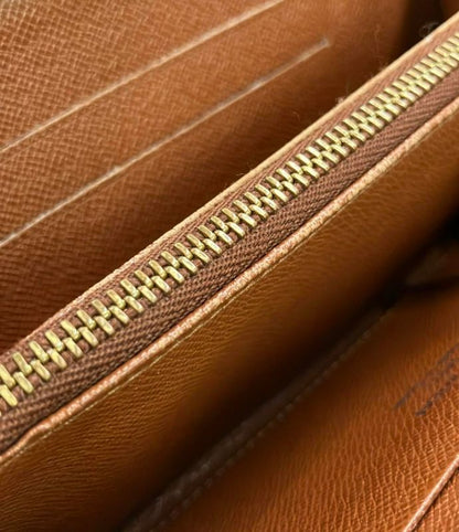 Louis Vuitton Round Zipper Long Wallet Monogram Porte M61727 Ladies Louis