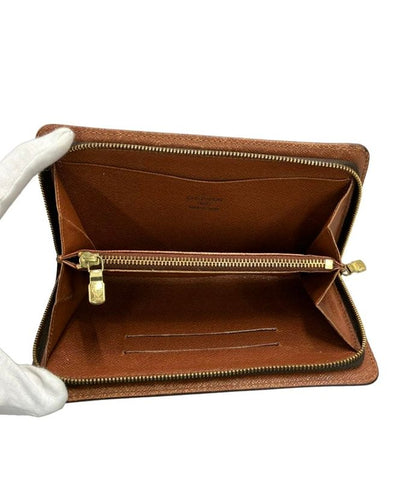 Louis Vuitton Round Zipper Long Wallet Monogram Porte M61727 Ladies Louis