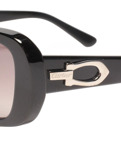 Cartier Sunglasses In Acetate In 18k Yellow Gold On A White Background