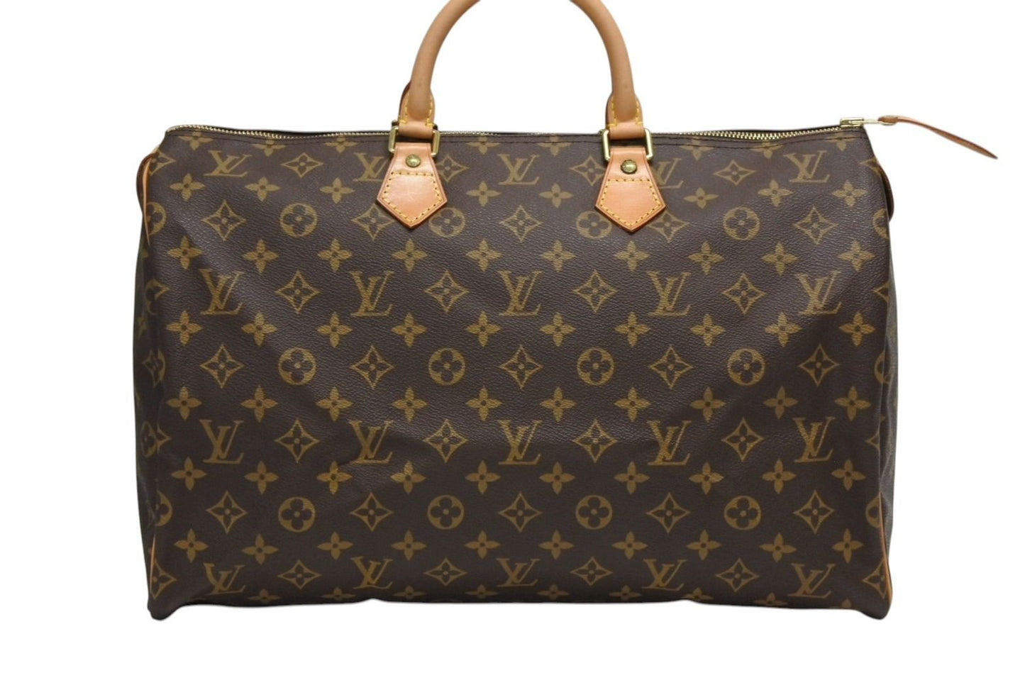 Louis Vuitton Speedy 40 Boston Bag Brown Gold — view 2
