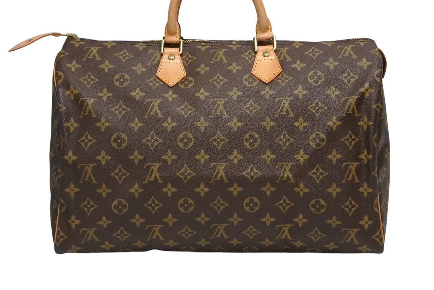 Louis Vuitton Speedy 40 Boston Bag Brown Gold — view 3