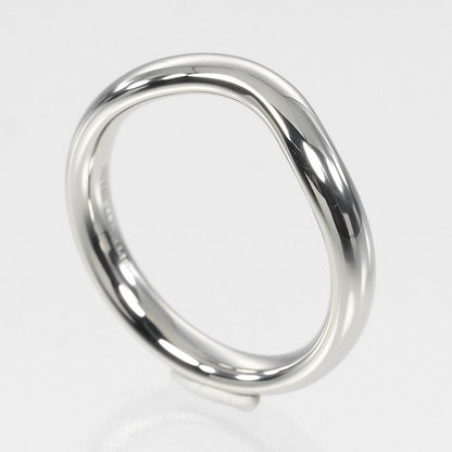 Tiffany & Co Curved Band 3mm (0.12in) Band Pt950platinum 7.5 Ladies 5.7g Ring