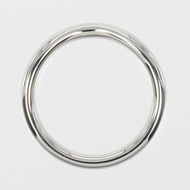 Tiffany & Co Curved Band 3mm (0.12in) Band Pt950platinum 7.5 Ladies 5.7g Ring