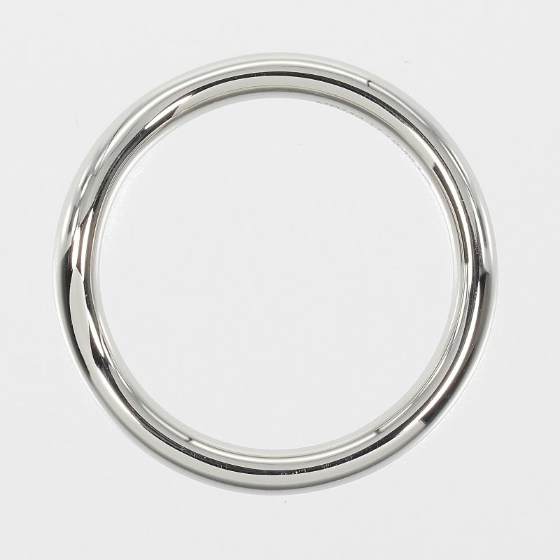 Tiffany & Co Curved Band 3mm (0.12in) Band Pt950platinum 7.5 Ladies 5.7g Ring