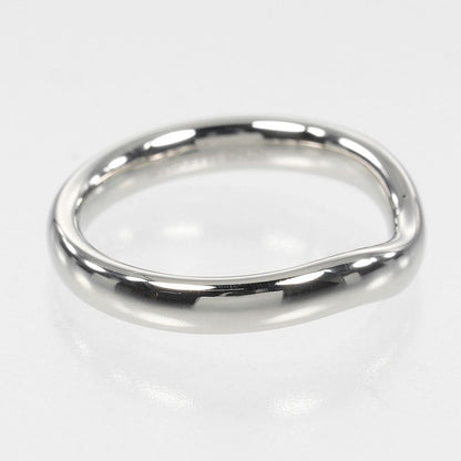 Tiffany & Co Curved Band 3mm (0.12in) Band Pt950platinum 7.5 Ladies 5.7g Ring