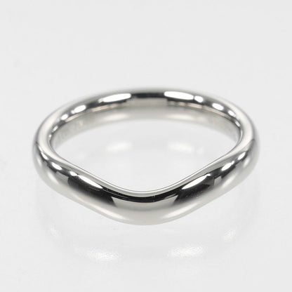 Tiffany & Co Curved Band 3mm (0.12in) Band Pt950platinum 7.5 Ladies 5.7g Ring