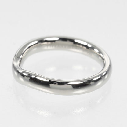 Tiffany & Co Curved Band 3mm (0.12in) Band Pt950platinum 7.5 Ladies 5.7g Ring