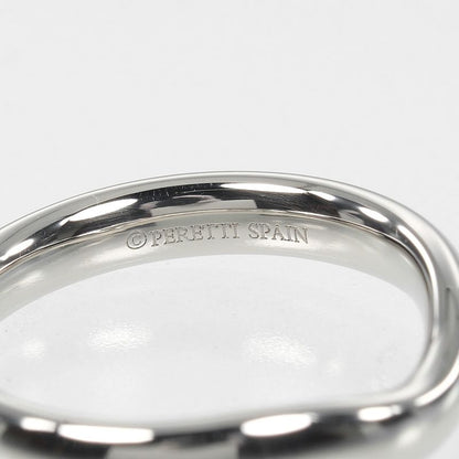 Tiffany & Co Curved Band 3mm (0.12in) Band Pt950platinum 7.5 Ladies 5.7g Ring