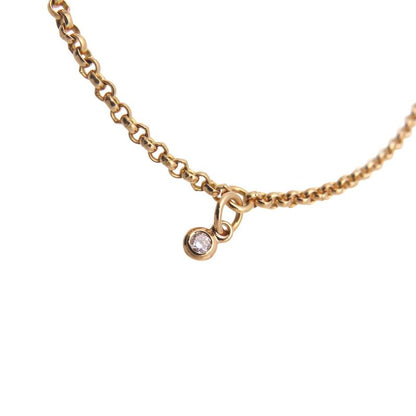 Hermes Exlibris PM 18K Pink Gold And Diamonds Bracelet Diamond Jewelry 0251herme
