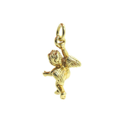 Tiffany & Co Kerub Angel Motif 18K Yellow Gold Pendant Top 750 Yellow Gold