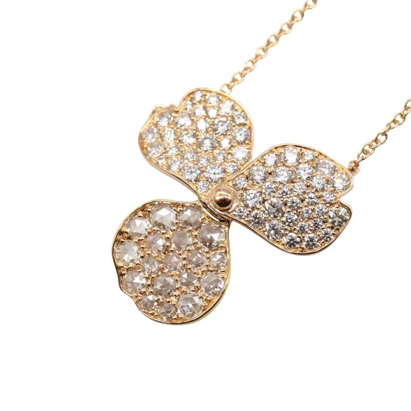 Tiffany & Co Tiffany & Co Necklace Paper Flower Diamond Necklace 18K Pink Gold