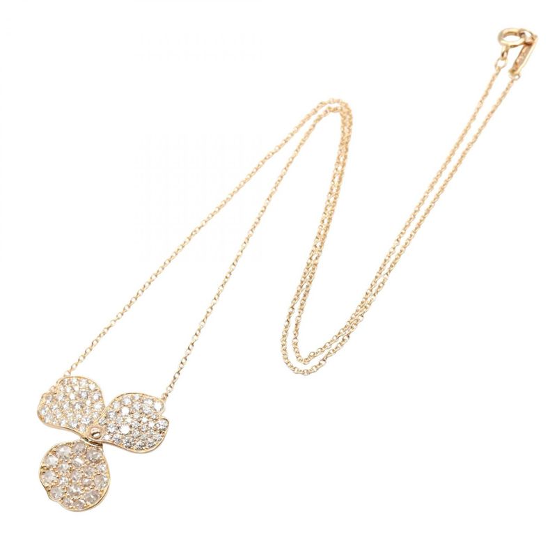 Tiffany & Co Tiffany & Co Necklace Paper Flower Diamond Necklace 18K Pink Gold