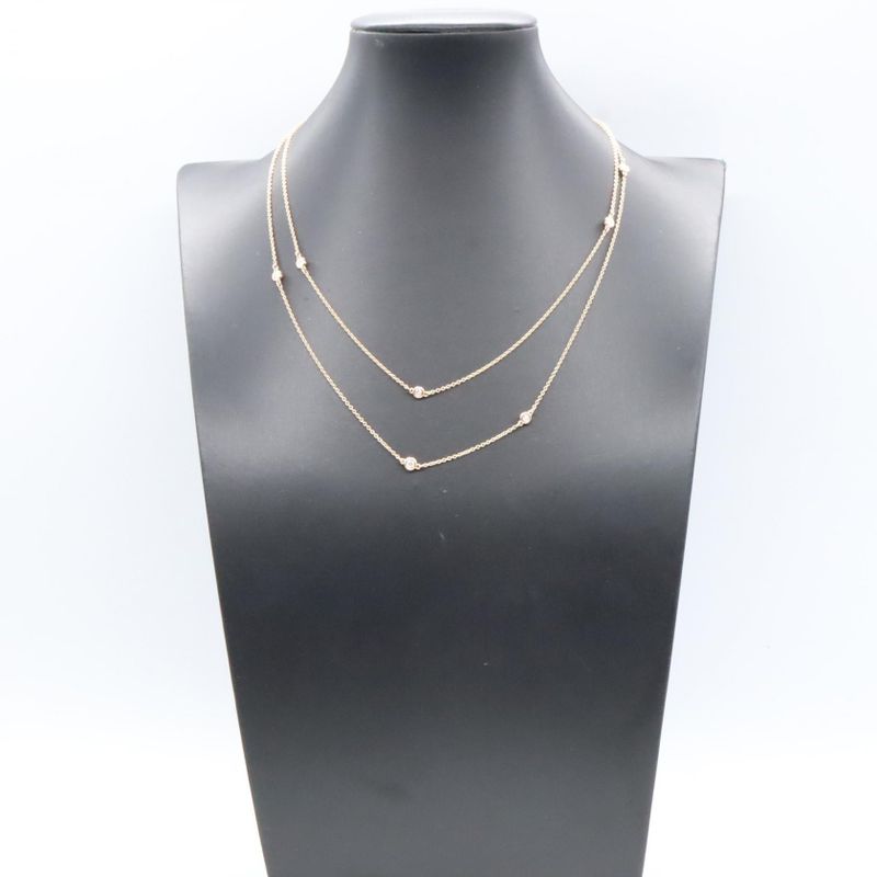 Tiffany & Co Tiffany & CO Necklace By-the-yard Sprinkle Necklace 9PD Neckline