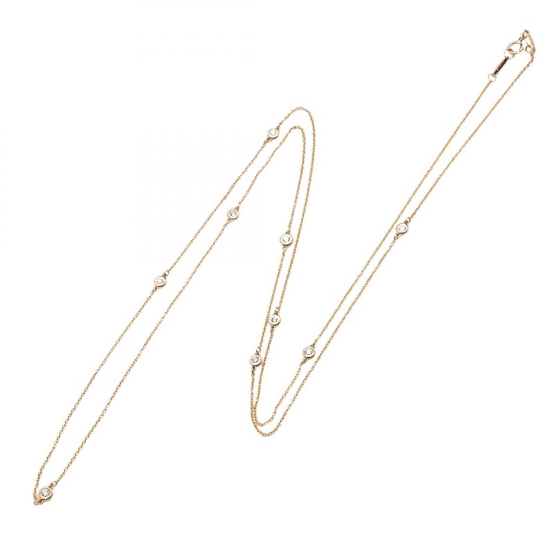 Tiffany & Co Tiffany & CO Necklace By-the-yard Sprinkle Necklace 9PD Neckline