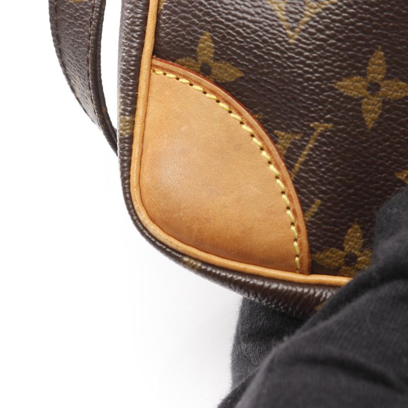 Louis Vuitton Shoulder Bag Danube M45266 PVC Coated Canvas Leather Danube Women