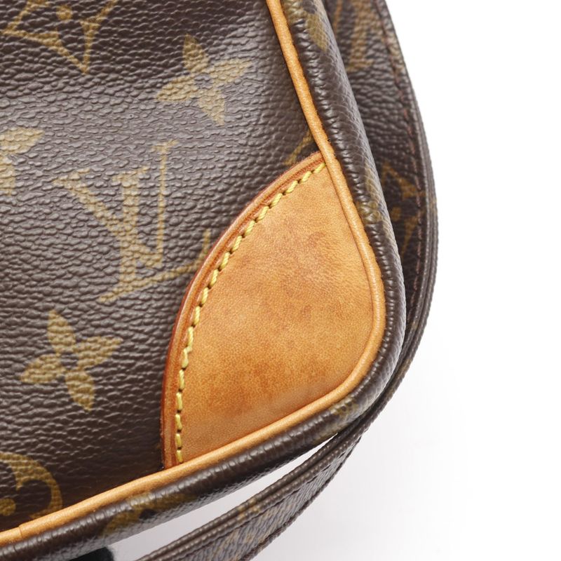 Louis Vuitton Shoulder Bag Danube M45266 PVC Coated Canvas Leather Danube Women