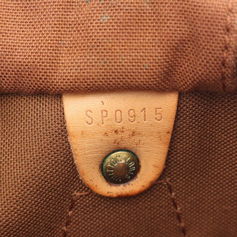 Louis Vuitton Handbag Speedy 40 M41522 PVC Coated Canvas Leather Speedy 40