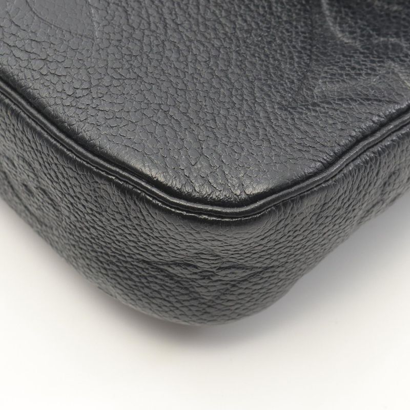 Louis Vuitton Shoulder Bag Multi Pochette Axessoire M80399 Noir Black Leather