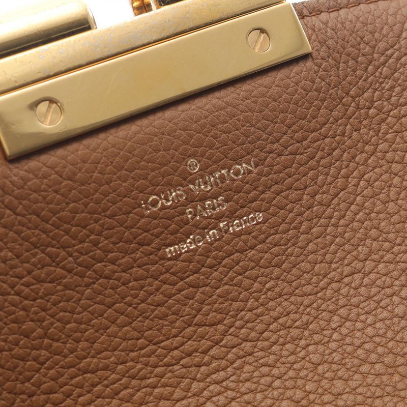 Louis Vuitton Shoulder Bag Olympe M40925 Avane PVC Coated Canvas Leather Olympe