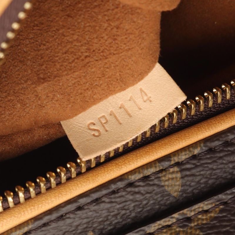 Louis Vuitton Shoulder Bag Olympe M40925 Avane PVC Coated Canvas Leather Olympe