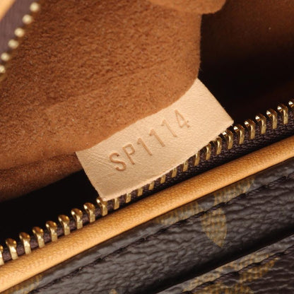 Louis Vuitton Shoulder Bag Olympe M40925 Avane PVC Coated Canvas Leather Olympe