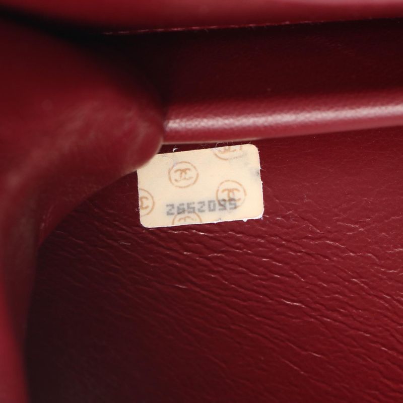 Chanel Shoulder Bag Mini Matelasse Full Flap Black Lambskin Matelasse Push Lock