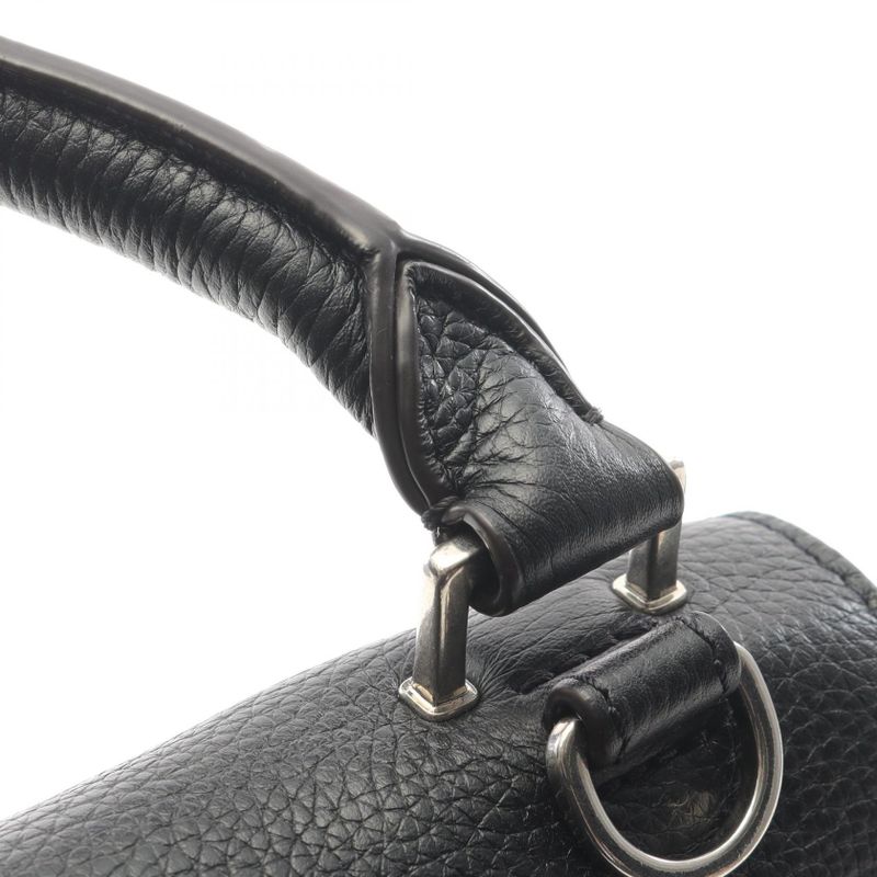 Celine Handbag Trapeze Medium 169543 Black Leather Trapeze Medium Women Used B