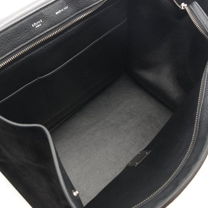 Celine Handbag Trapeze Medium 169543 Black Leather Trapeze Medium Women Used B