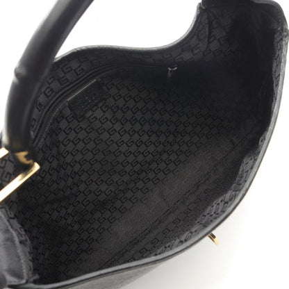 Gucci Shoulder Bag Bamboo Kandensky 001 4061 Black Leather Bamboo Kandensky