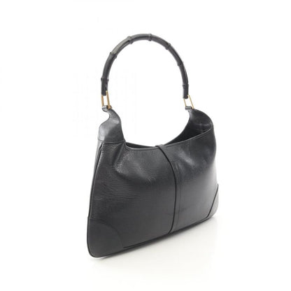 Gucci Shoulder Bag Bamboo Kandensky 001 4061 Black Leather Bamboo Kandensky
