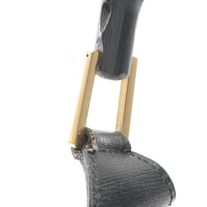 Gucci Shoulder Bag Bamboo Kandensky 001 4061 Black Leather Bamboo Kandensky