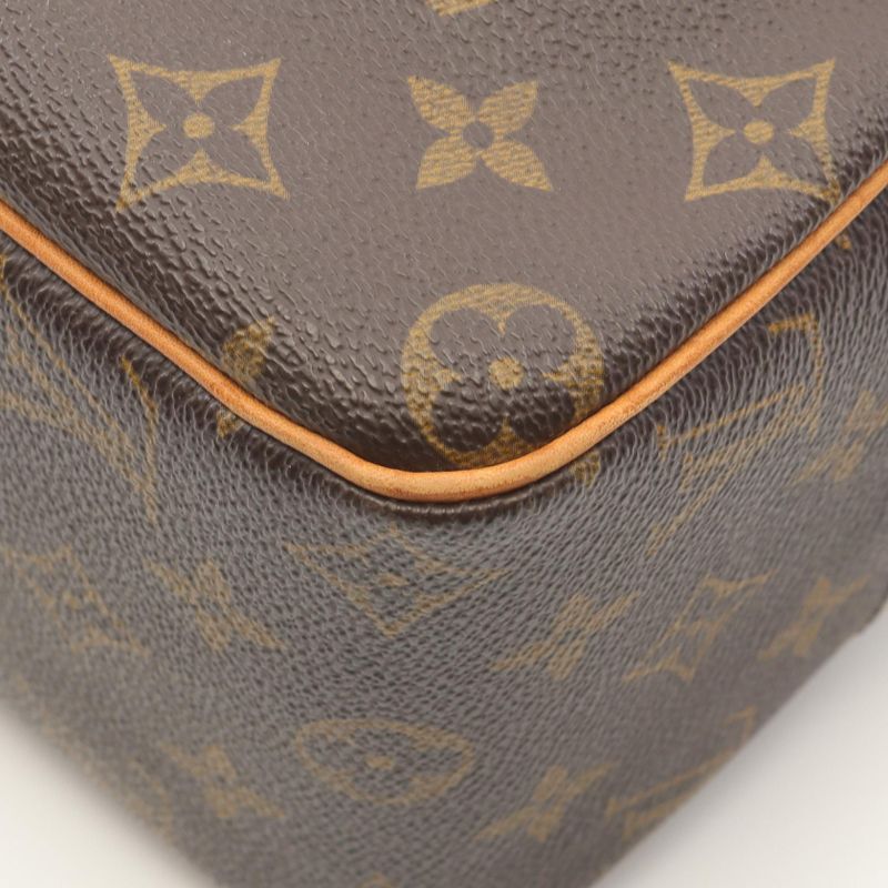 Louis Vuitton Shoulder Bag Cité MM M51182 PVC Coated Canvas Leather Cité MM