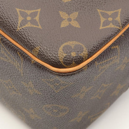 Louis Vuitton Shoulder Bag Cité MM M51182 PVC Coated Canvas Leather Cité MM